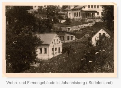 Wohn- und Firmengebäude in Johannisberg ( Sudetenland)